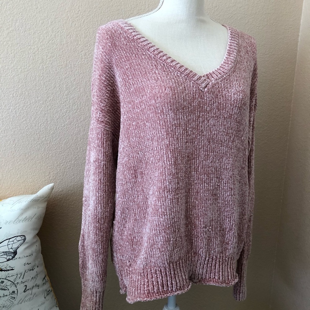 Mudd Pretty pink mauve sweat shirt medium